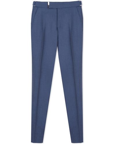 Tom Ford Mohair Atticus Trousers - Blue