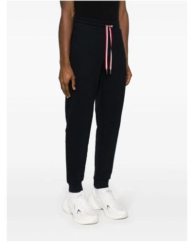 Moncler Cuffed Cotton JOGGERS - Blue