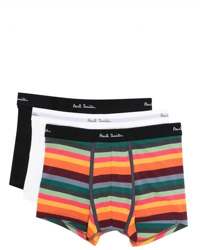 Paul Smith 3 Pack Mix Artist Boxer Shorts - Red