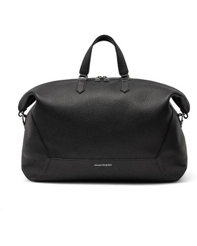 Alexander McQueen Edge Duffle Bag - Black