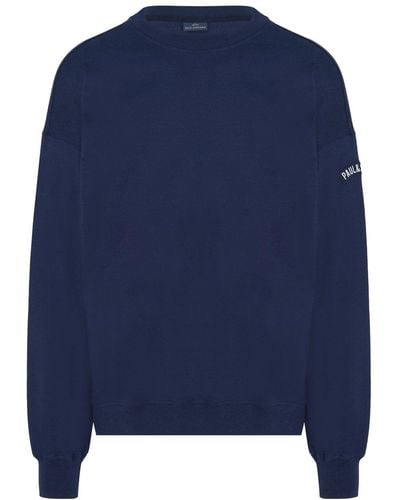 Paul & Shark 90's Fit Cotton Sweatshirt - Blue