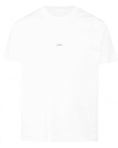 Givenchy Plaque Slim Fit T Shirt - White