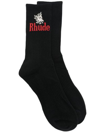 Rhude Eagles Socks - Black