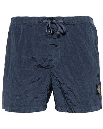 Stone Island Nylon Metal Swimshorts - Blue