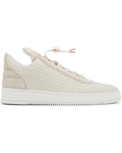 Filling Pieces Low Top Twist - White