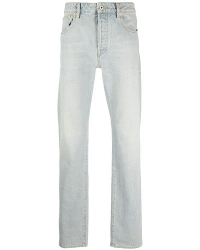 KENZO Medium Stone Bara Slim Jeans - Grey