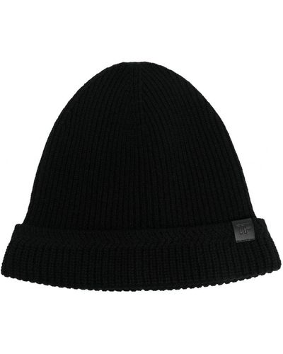 Tom Ford Wool Cashmere Hat - Black