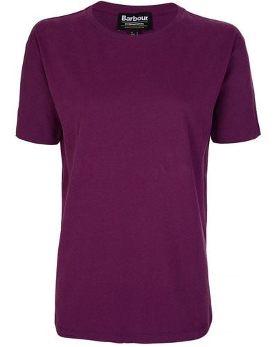 Barbour Electra T-shirt Purple