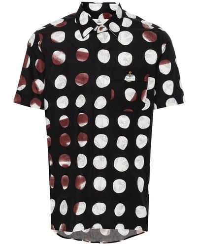 Vivienne Westwood Orb & Dots Shirt - Black