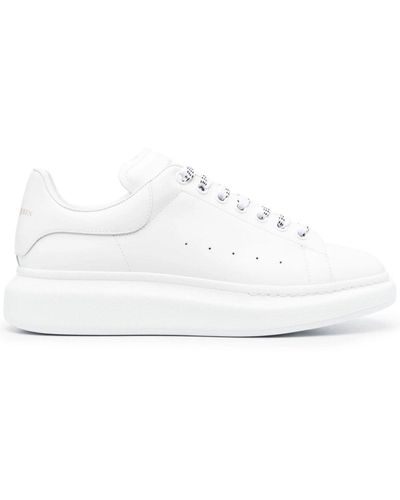 Alexander McQueen Oversize Sole White Back Trainers