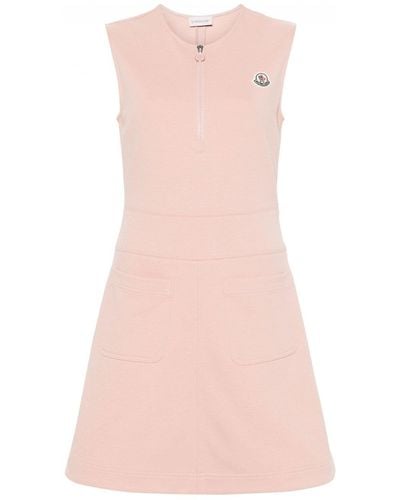 Moncler Short Cotton Dress - Pink