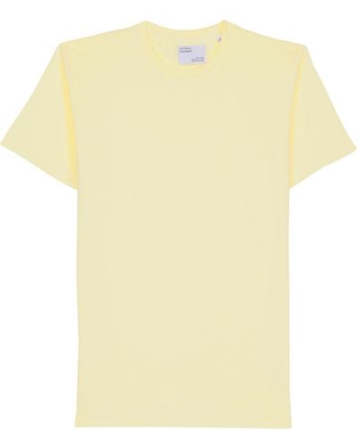 COLORFUL STANDARD T-shirt - Jaune