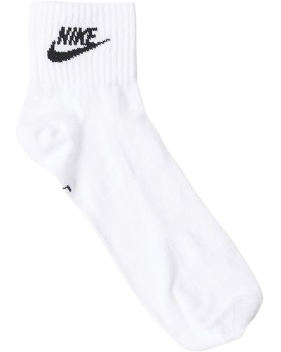 Nike Lot de 3 paires de chausettes - Blanc