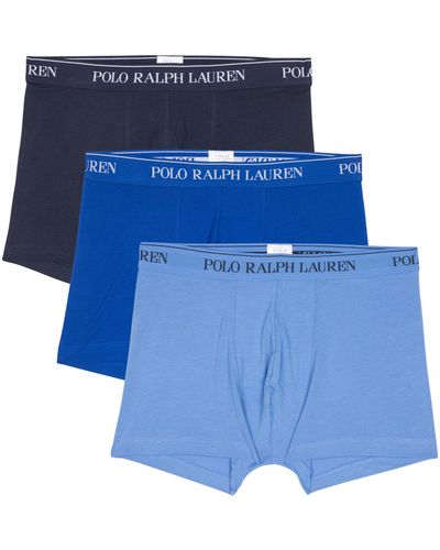Polo Ralph Lauren LOT de 3 BOXERS - Bleu