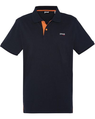 Schott Nyc Polo - Bleu