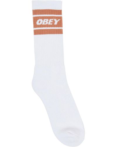 Obey Chaussettes - Blanc