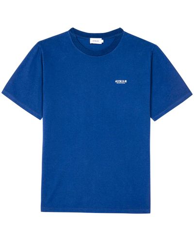 Avnier T-shirt en coton biologique - Bleu