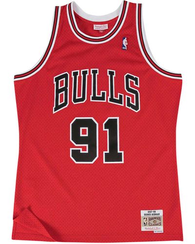 Mitchell & Ness Maillot - Rouge