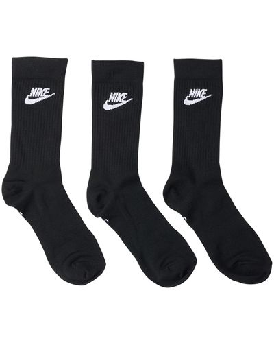 Nike Lot de 3 paires de chaussettes - Noir