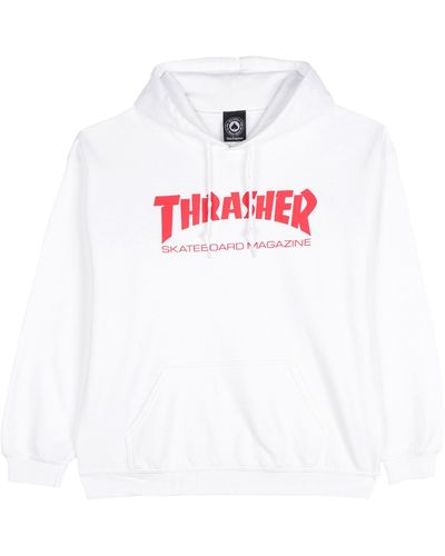 Thrasher Hoodie - Blanc