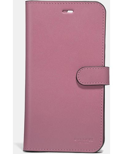 COACH Iphone 7 Plus/8 Plus Folio - Pink