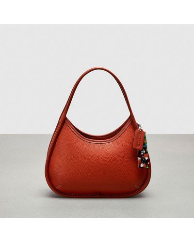 Coach, Bags, Vintage Leather Red Coach Mini Bag
