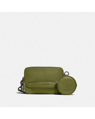 COACH Charter Crossbody With Hybrid Pouch - Green