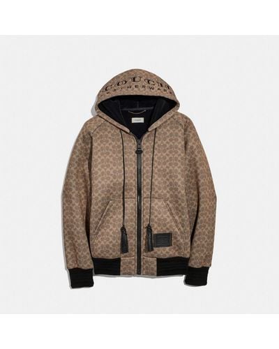 COACH Signature "couch" Hoodie - Multicolor