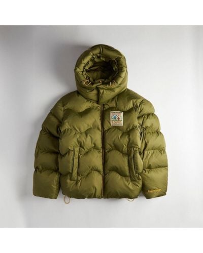 COACH Coachtopia Loop Quilted Puffer Jacket - Green
