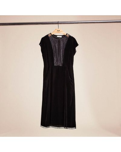 COACH Restored Short Sleeve Dress - Black