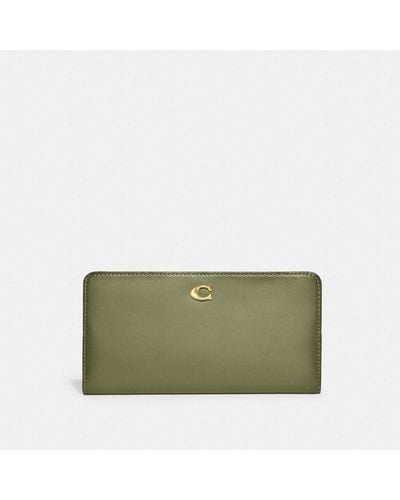 COACH Skinny Wallet - Green