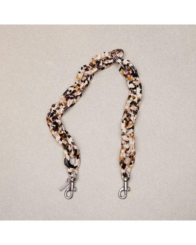 COACH Short Chain Strap In 70 Recycled Resin - Natural