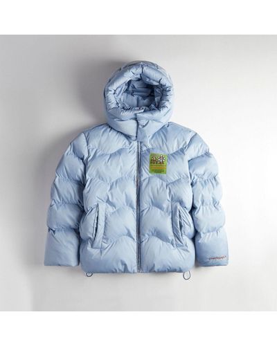 COACH Topia Loop Quilted Puffer Jacket - Blue