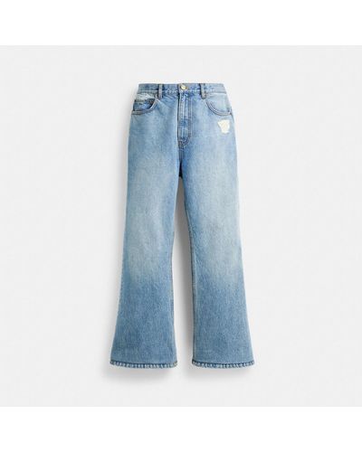 COACH Denim Bootcut Jeans - Blue