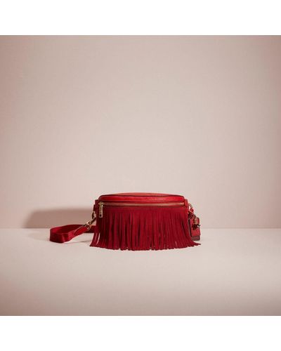 COACH Upcrafted Bethany Belt Bag - Red