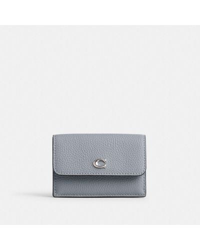 COACH Essential Mini Trifold Wallet - Grey
