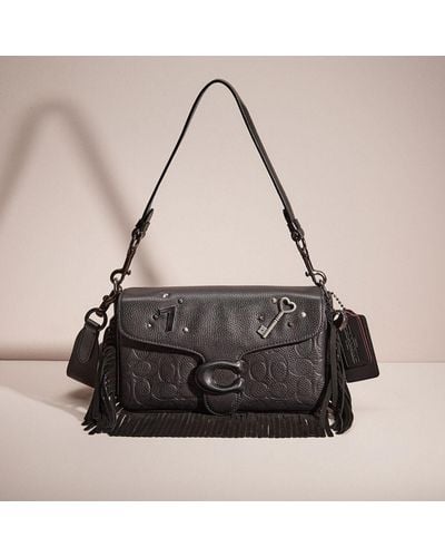 COACH Upcrafted Soft Tabby Multi Crossbody In Signature Leather - Black