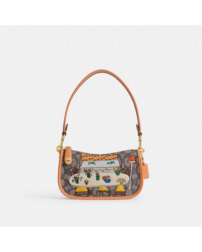 COACH X Observed By Us Riya Backpack 21 In Colorblock in Metallic