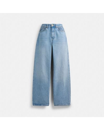 COACH Loose Fit Jeans - Blue