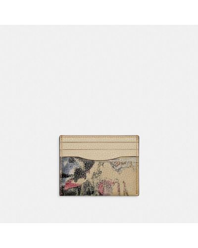 COACH X Mint + Serf Card Case - Natural