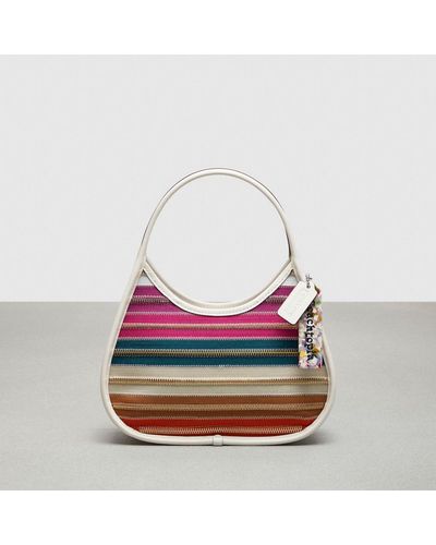 COACH Ergo Bag In Upcrafted Zippers - Pink