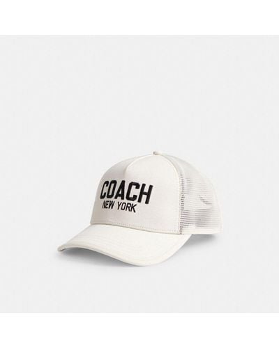 COACH Trucker Hat - White