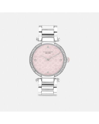 COACH Cary Watch, 34mm - Pink