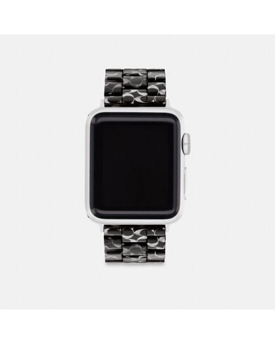 COACH Apple Watch® Strap, 38mm, 40mm And 41mm - Black