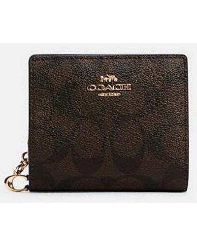 COACH Snap Wallet - Black