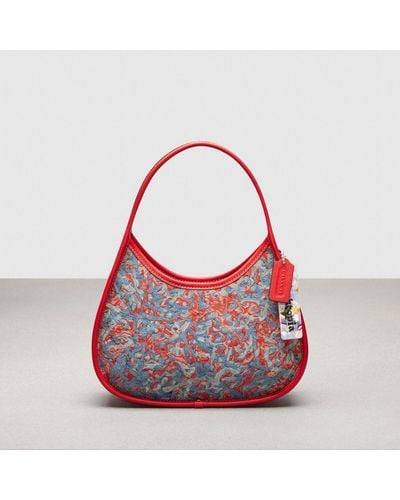 COACH Ergo Bag In Upcrushed Upcrafted Leather - Red
