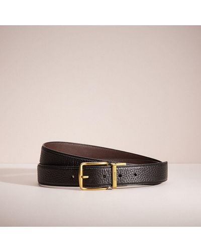 COACH Restored Signature And Harness Buckle Cut To Size Belt, 32mm - Multicolor