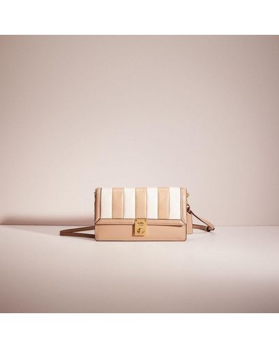 COACH Restored Hutton Clutch With Colorblock Quilting - Pink