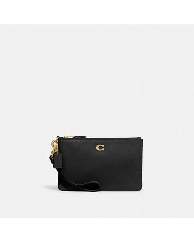 COACH Women's Small Wristlet - Black