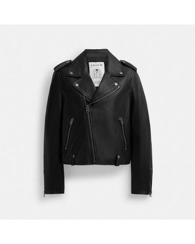 COACH Moto Jacket - Black
